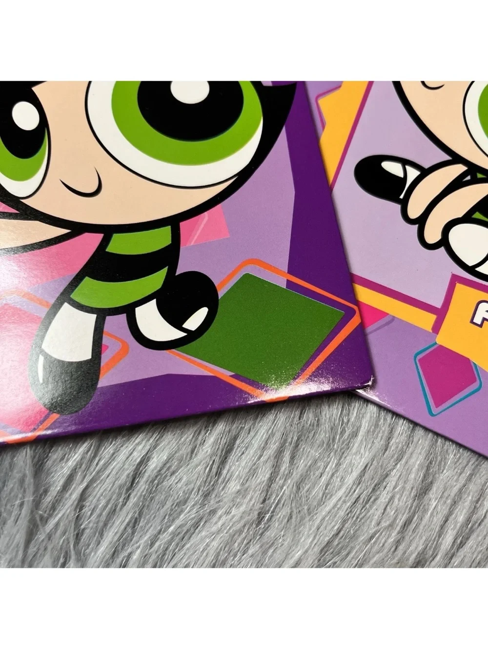 Vintage 2003 Y2K Powerpuff Girls Bundle Of 2 School Paper Folders
